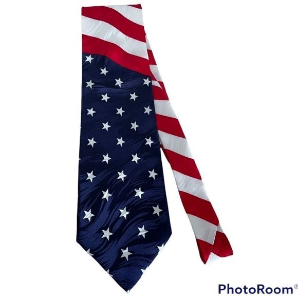 boca classics Other - New Patriotic Flag Necktie 100% Silk